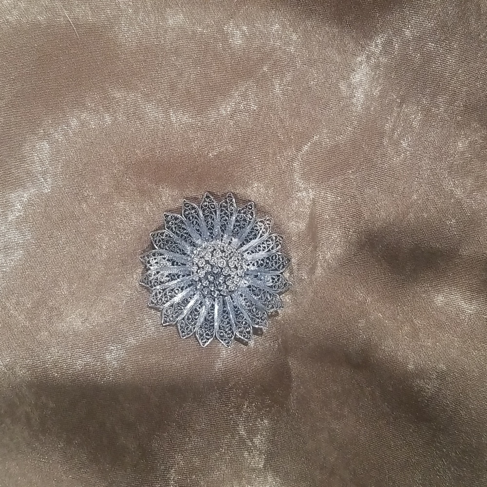 Silver broach vintage